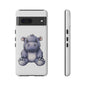 Cute Hippo Phone Case, Unique Tough Cases, Animal Lover Gift, Cute Animal Design, Baby Animal Phone Accessory
