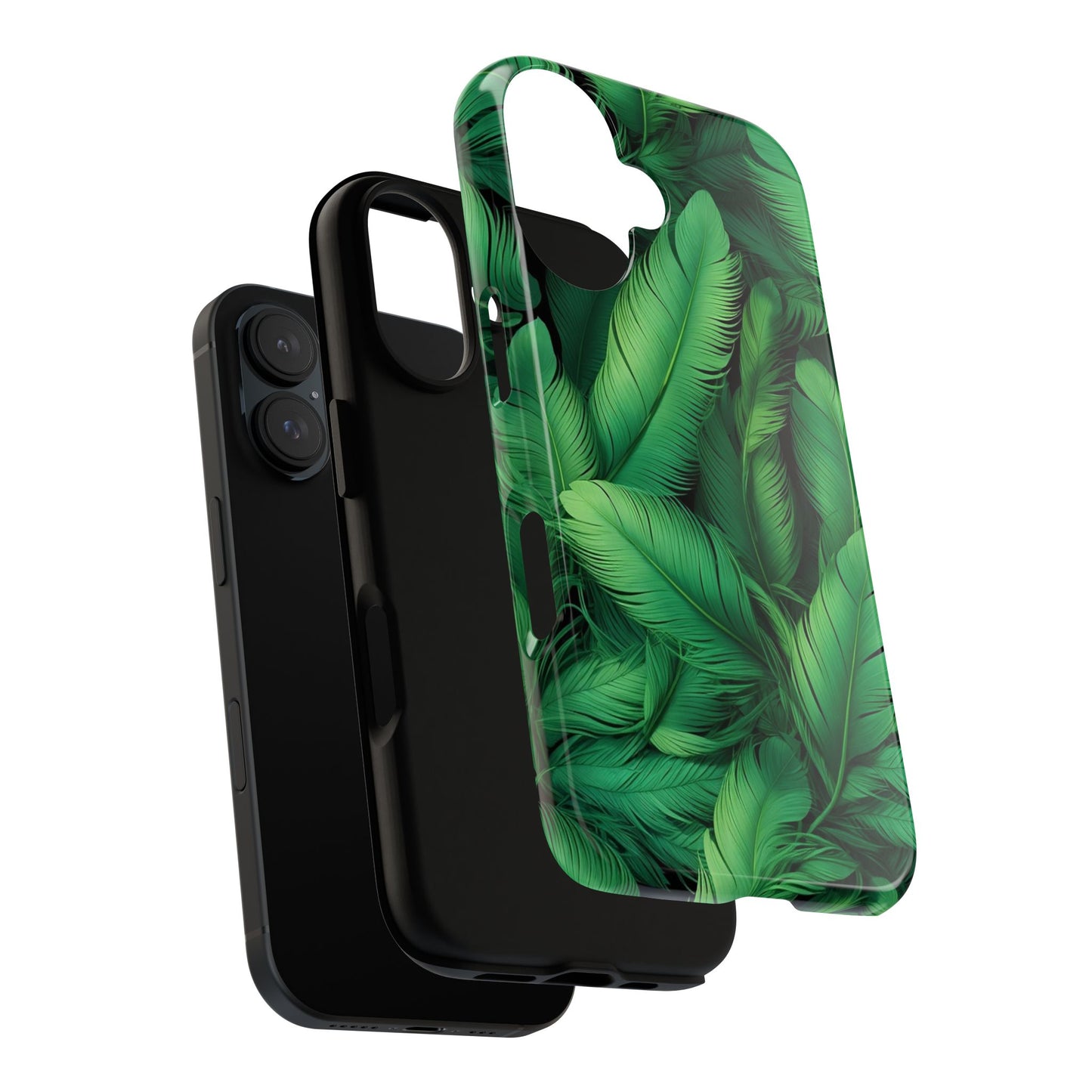 Tough Cases - Tropical Leaf Phone Case, Nature-inspired, Phone Accessory, Gift for Her, Jungle Theme, Eco-Friendly