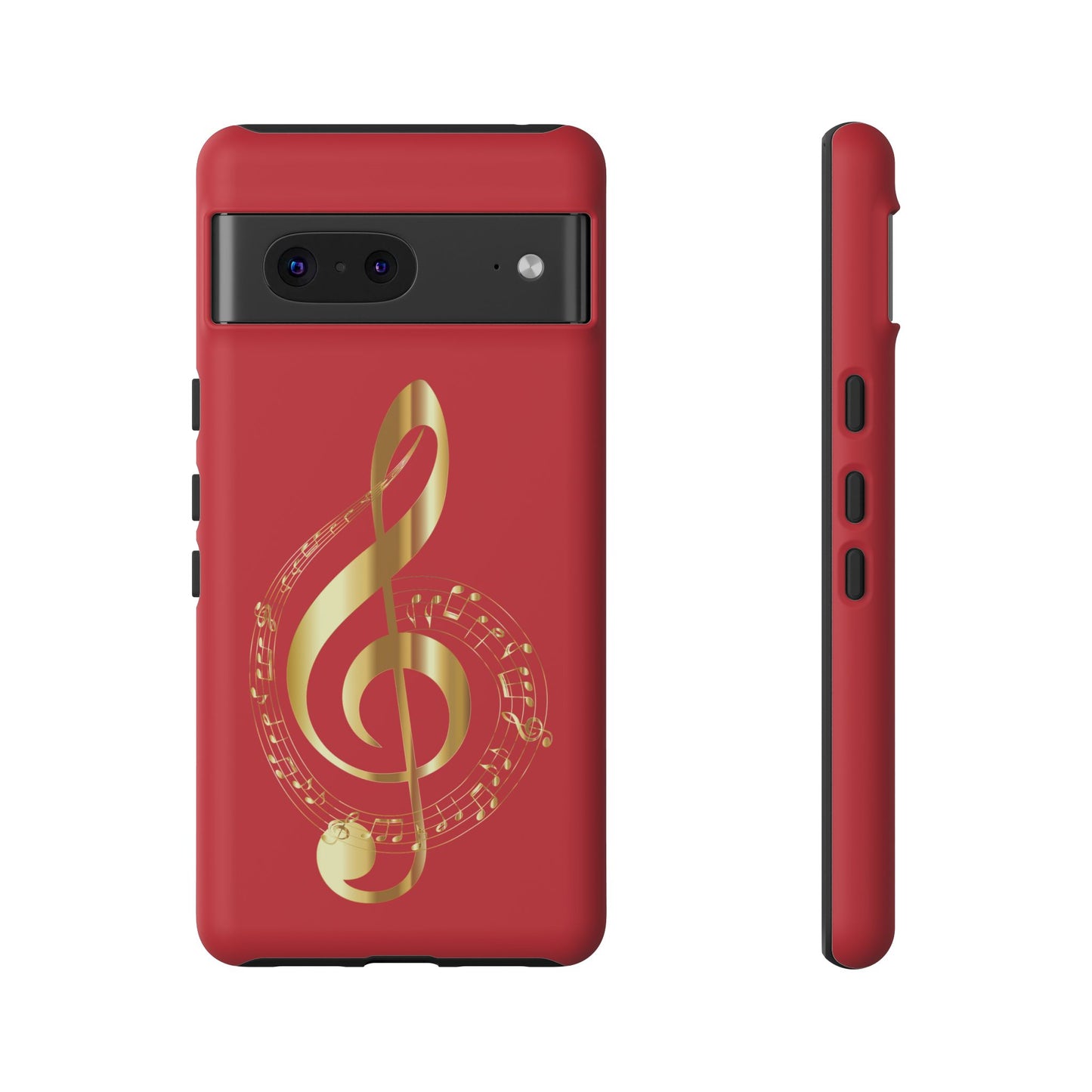 Tough Cases - Red Musical Note