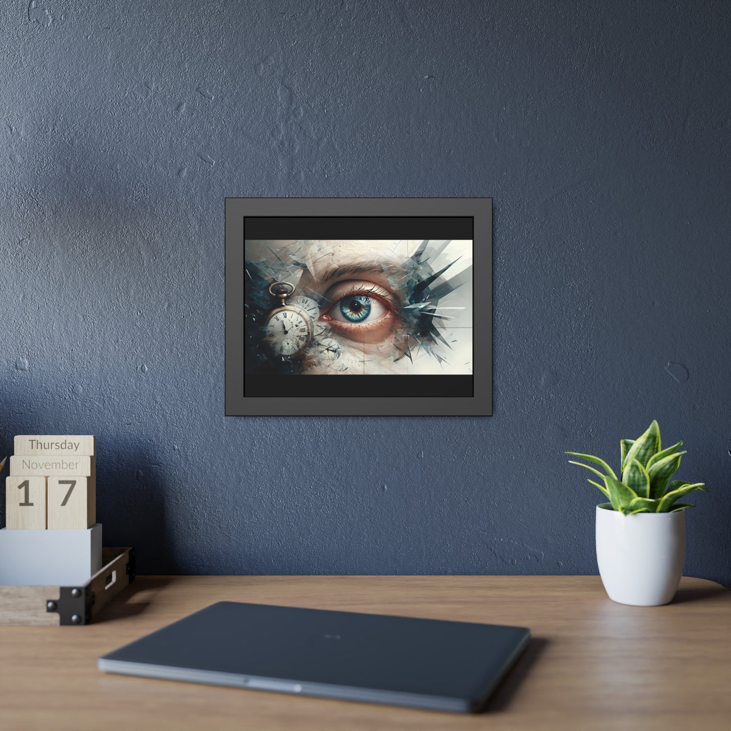 Surreal Eye Art Framed Poster