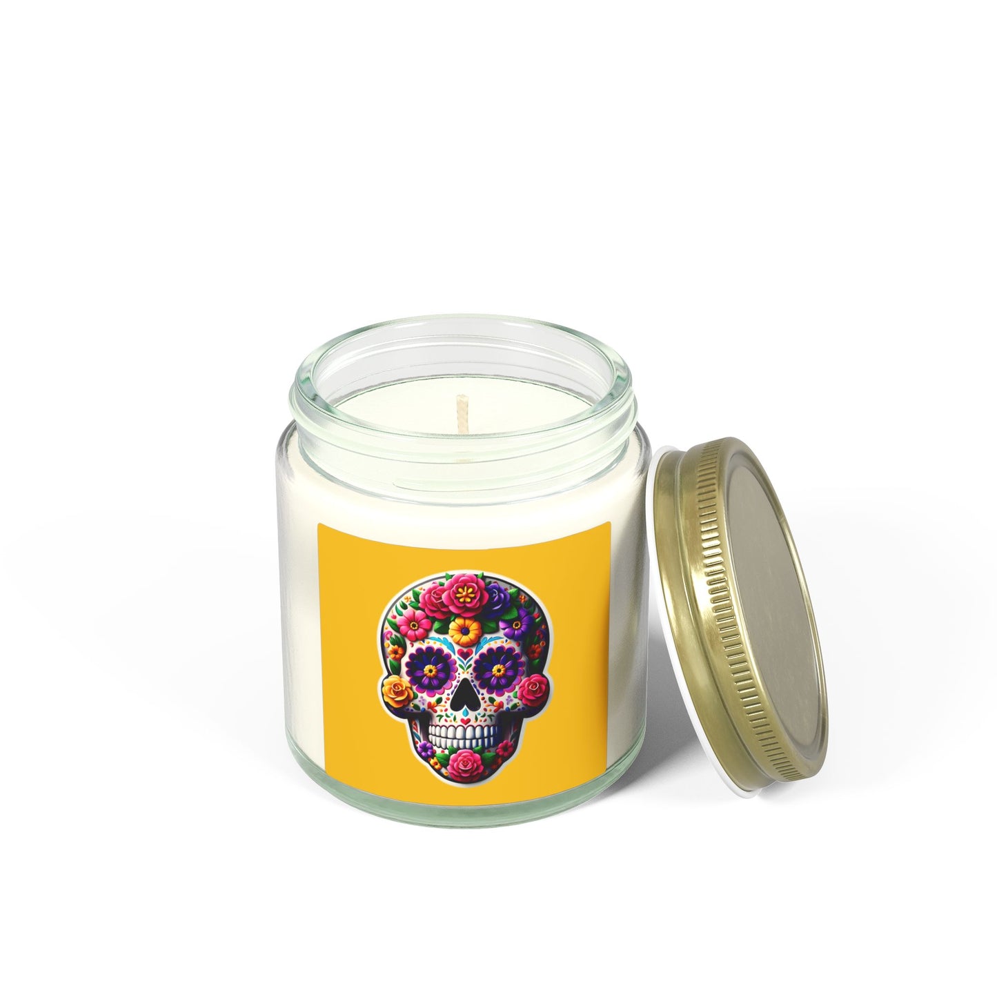 Day of the Dead Coconut Apricot Candle (4oz/9oz)