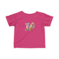 Cute Ice Cream Initial Infant Tee, Baby Shirt, Toddler Clothing, Summer Outfit, Personalized Gift, Kids Apparel