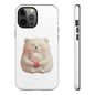 Cute Bear Phone Case, Tough Cases, Animal Lover Gift, Kids Accessories, Mother’s Day, Heartwarming Design