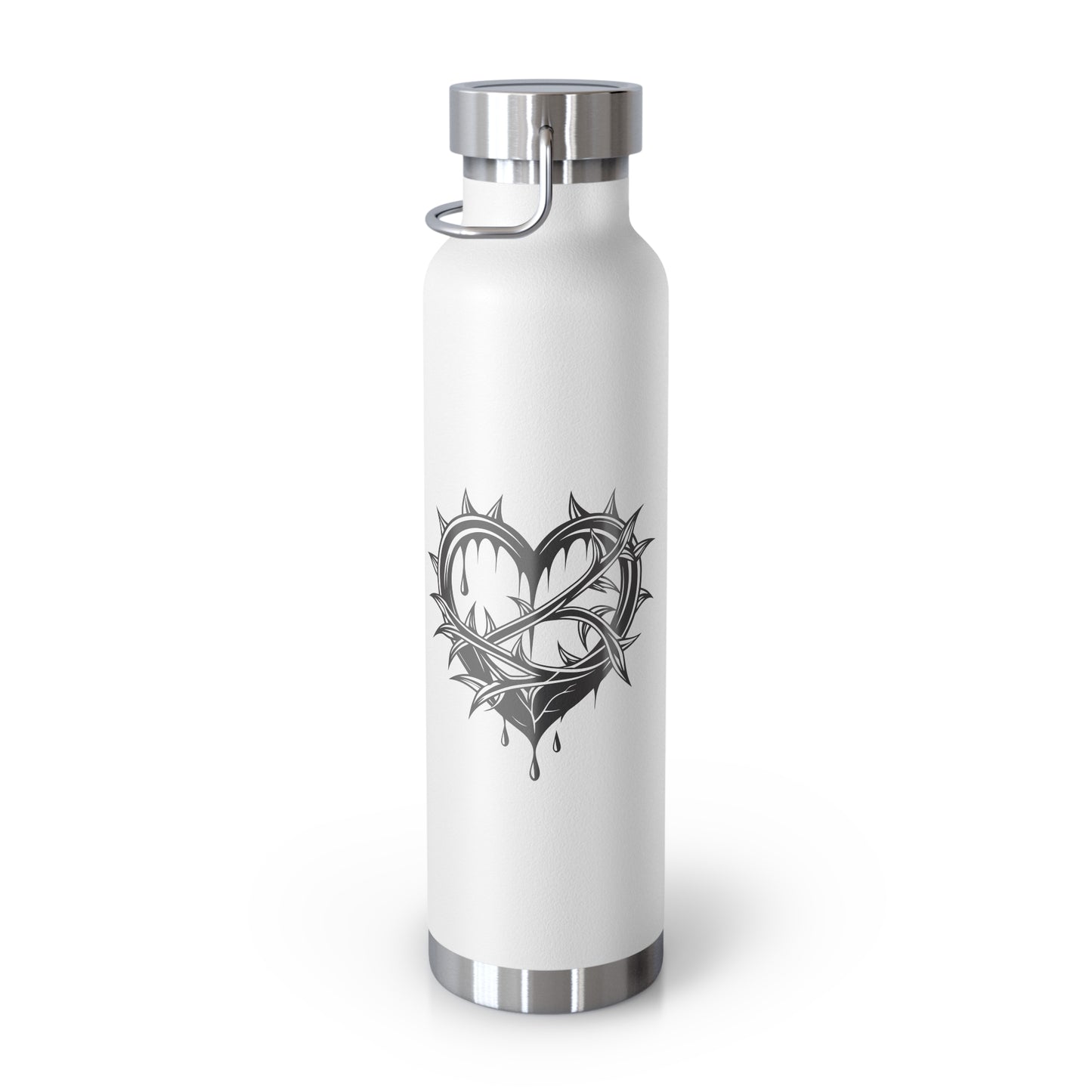 Stylish Insulated Water Bottle, Travel Flask, Gift for Him/Her, Fitness Bottle, Eco-Friendly Drinkware, 22oz Copper Design