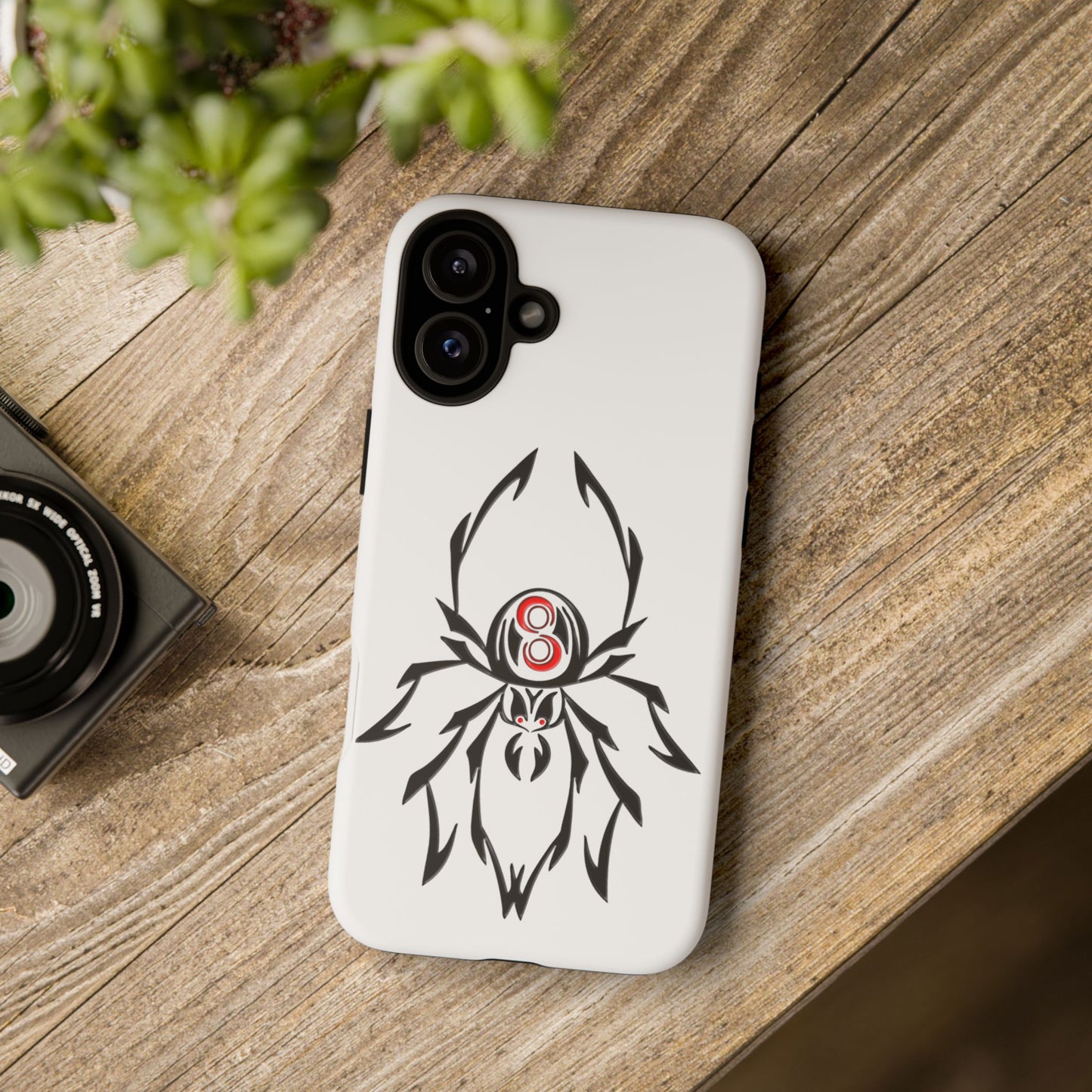 Spider Phone Case, Tough Cases, Stylish Accessory, Gift for Teens, Unique Design, Halloween Decor
