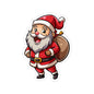 Santa Claus Kiss-Cut Stickers, Fun Holiday Decor, Christmas Gifts, Laptop [...]