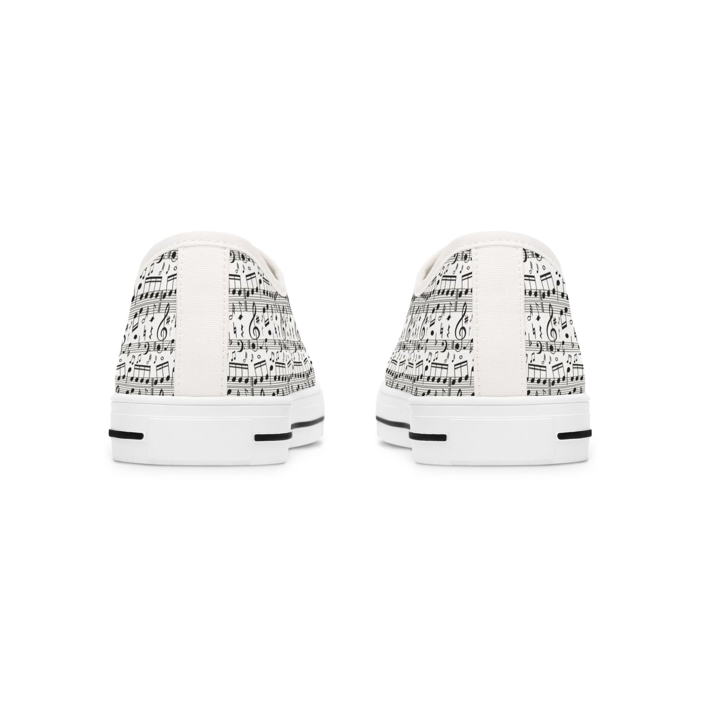 Low Top Sneakers - Musical Notes