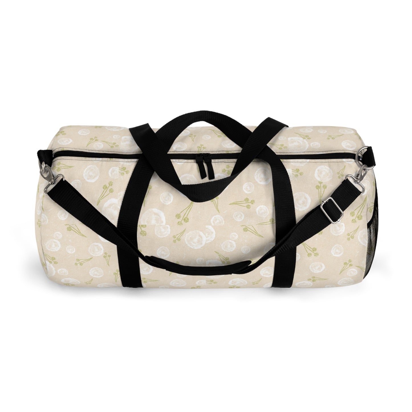 Floral Pattern Duffel Bag - Perfect for Gym, Travel, Weekend Getaways, Yoga, Mother's Day Gift