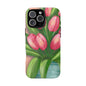 Floral Phone Case with Vibrant Tulips - Tough Cases for Garden Lovers, Spring Gifts, Nature Enthusiasts, Unique Gadget Accessories, [...]