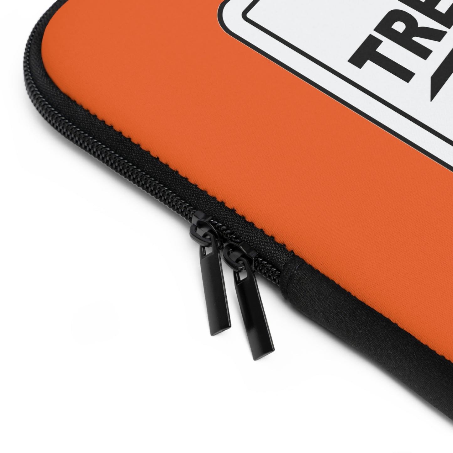 Bold Statement Laptop Sleeve - No Trespassing Design, Tech Accessory, Gift Idea, Modern Decor, Secure Storage