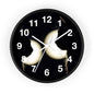 Silhouette Cat Wall Clock — Moonlit Cat Lovers Decor