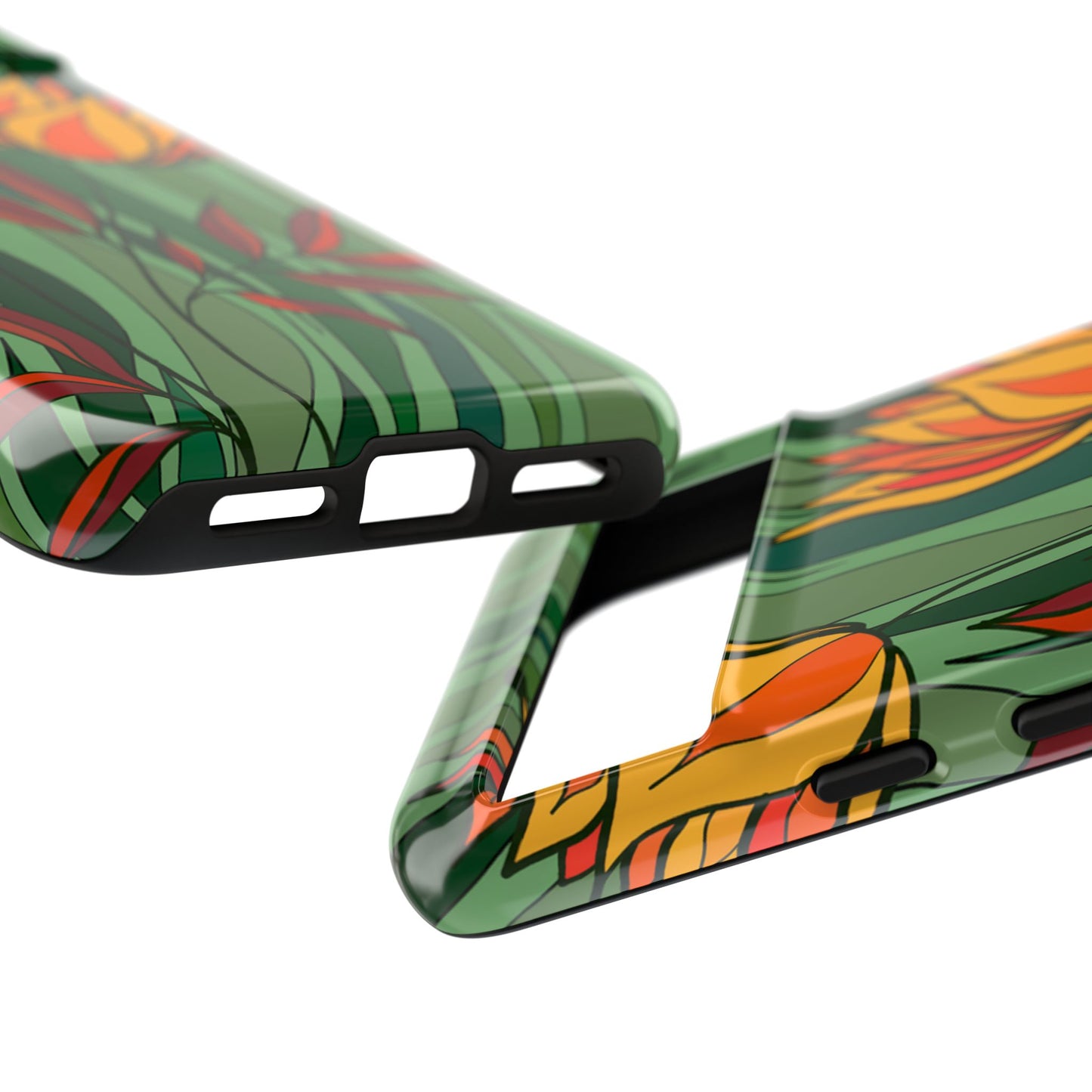 Vibrant Floral Phone Case, Nature-Inspired Tough Case, Eco-Friendly Cover, Unique Gift for Nature Lovers, Spring Decor