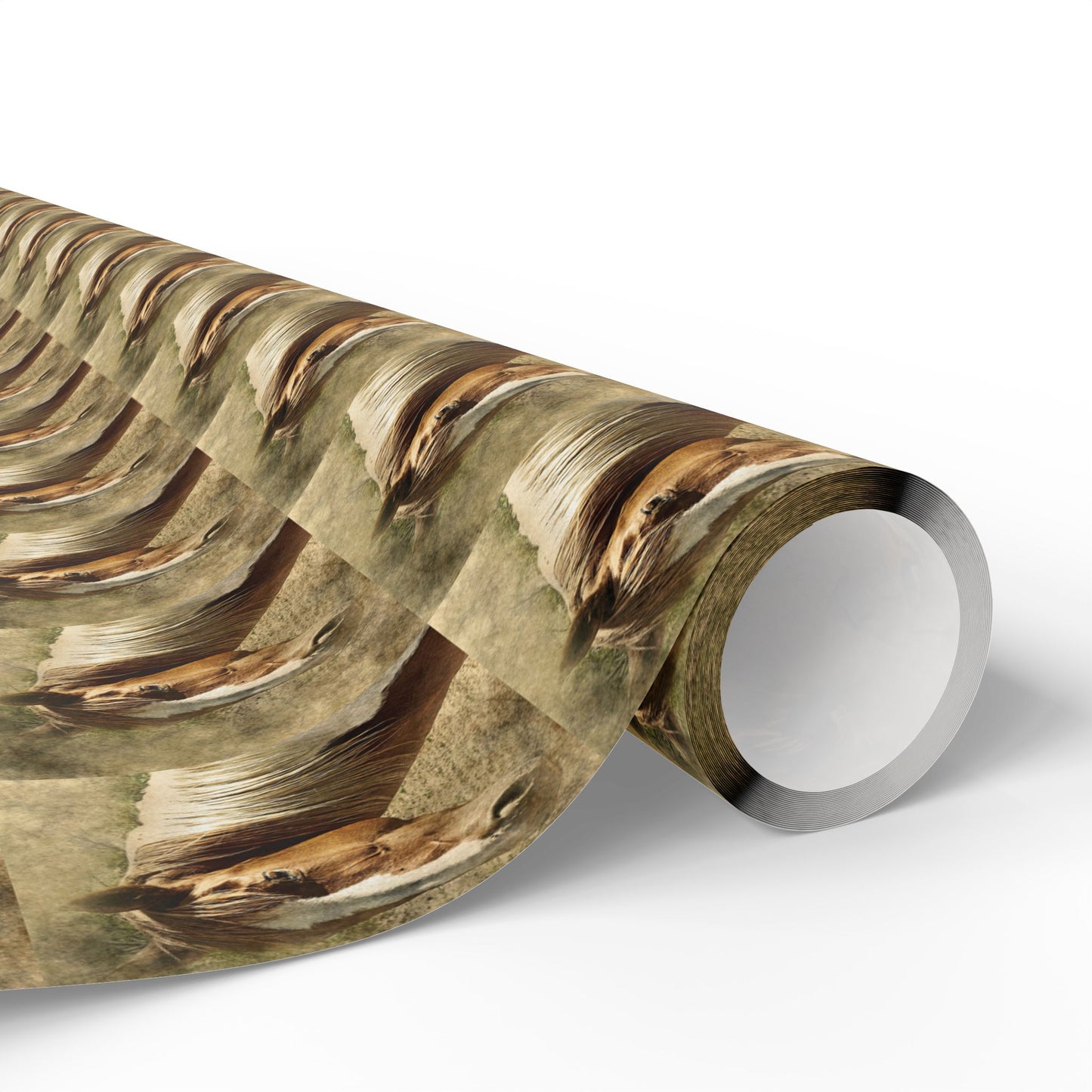 Wrapping Paper - Rustic Horse Pattern Gift Wrap