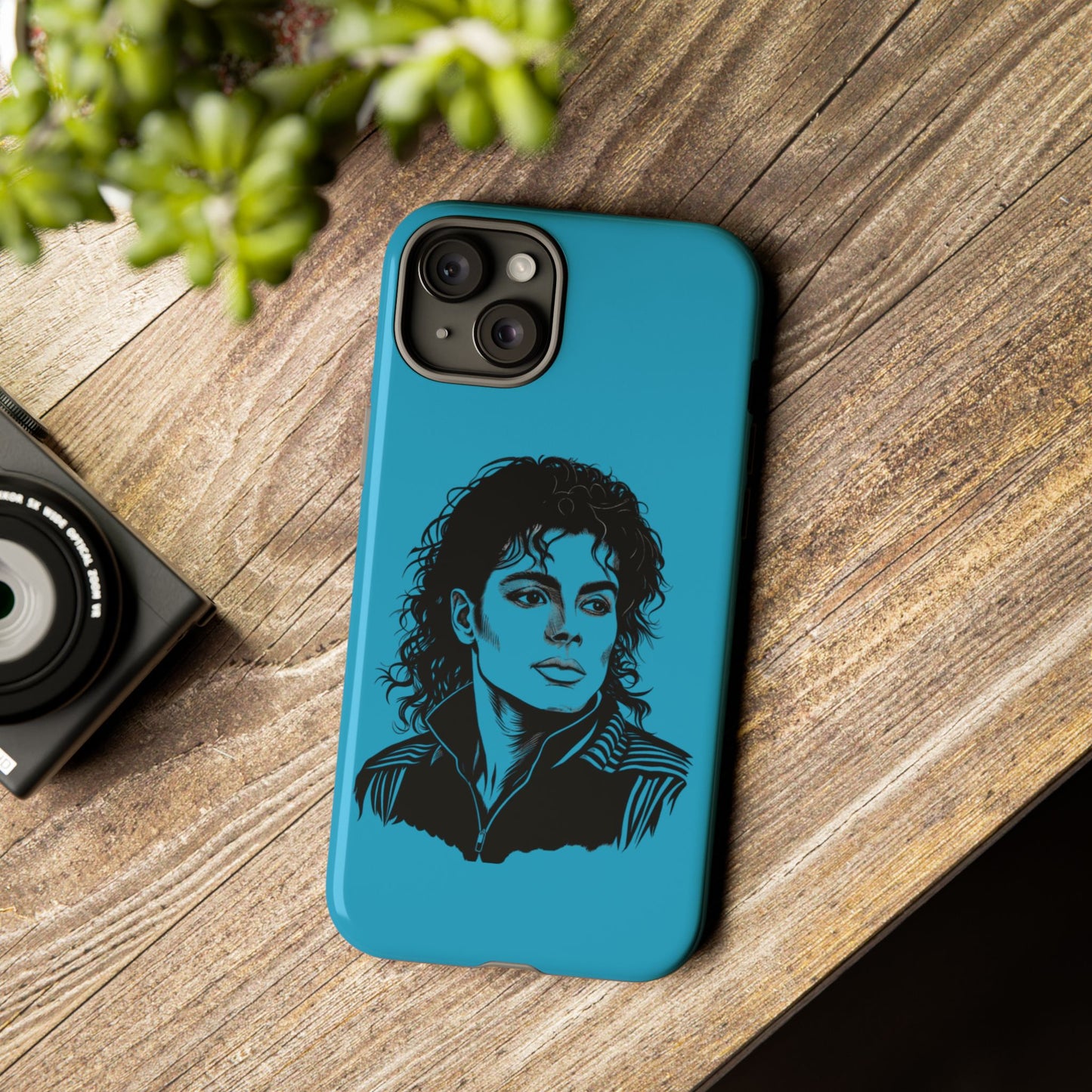 Michael Jackson Phone Case - Tough Cases, Pop Music Gifts, Retro Art, Unique Phone Accessories, Vintage Design
