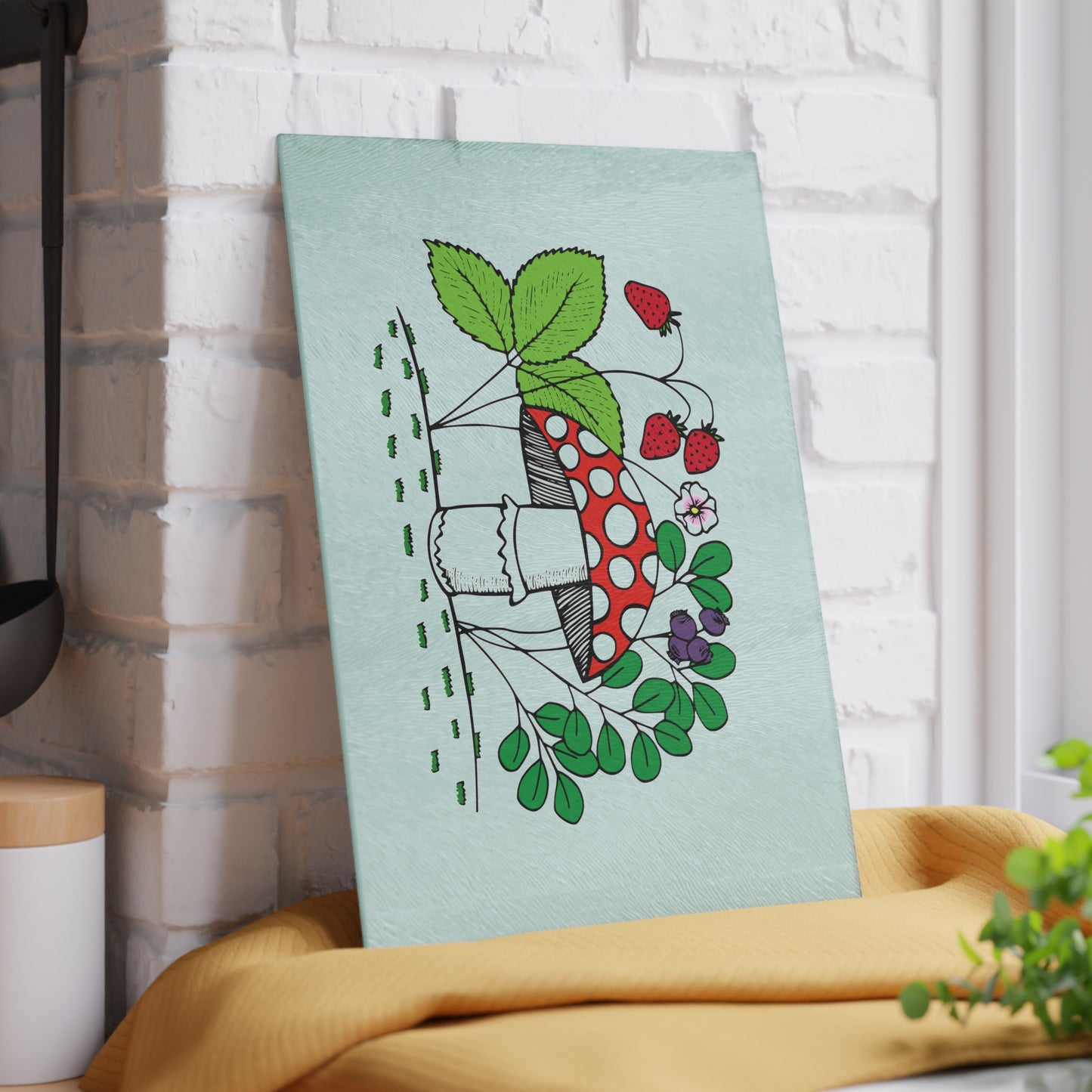 Vibrant Mushroom Glass Cutting Board, Cute Kitchen Decor, Gifts for Foodies, Engaging Home Cooking Tool, Eco-Friendly Kitchen [...]