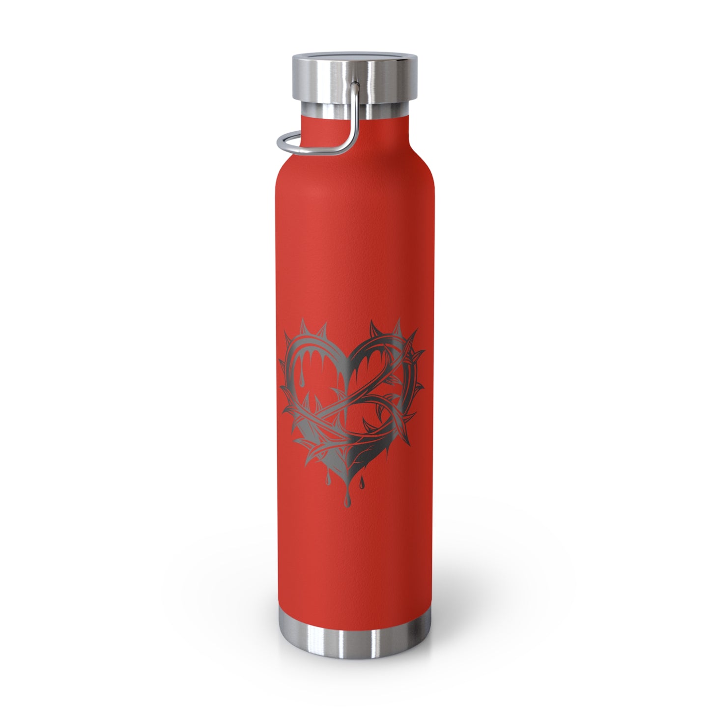 Stylish Insulated Water Bottle, Travel Flask, Gift for Him/Her, Fitness Bottle, Eco-Friendly Drinkware, 22oz Copper Design