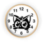 Cute Cat Wall Clock, Adorable Timepiece for Cat Lovers, Black Cat Decor for Home, Kawaii Wall Art, Gift for Cat Enthusiasts