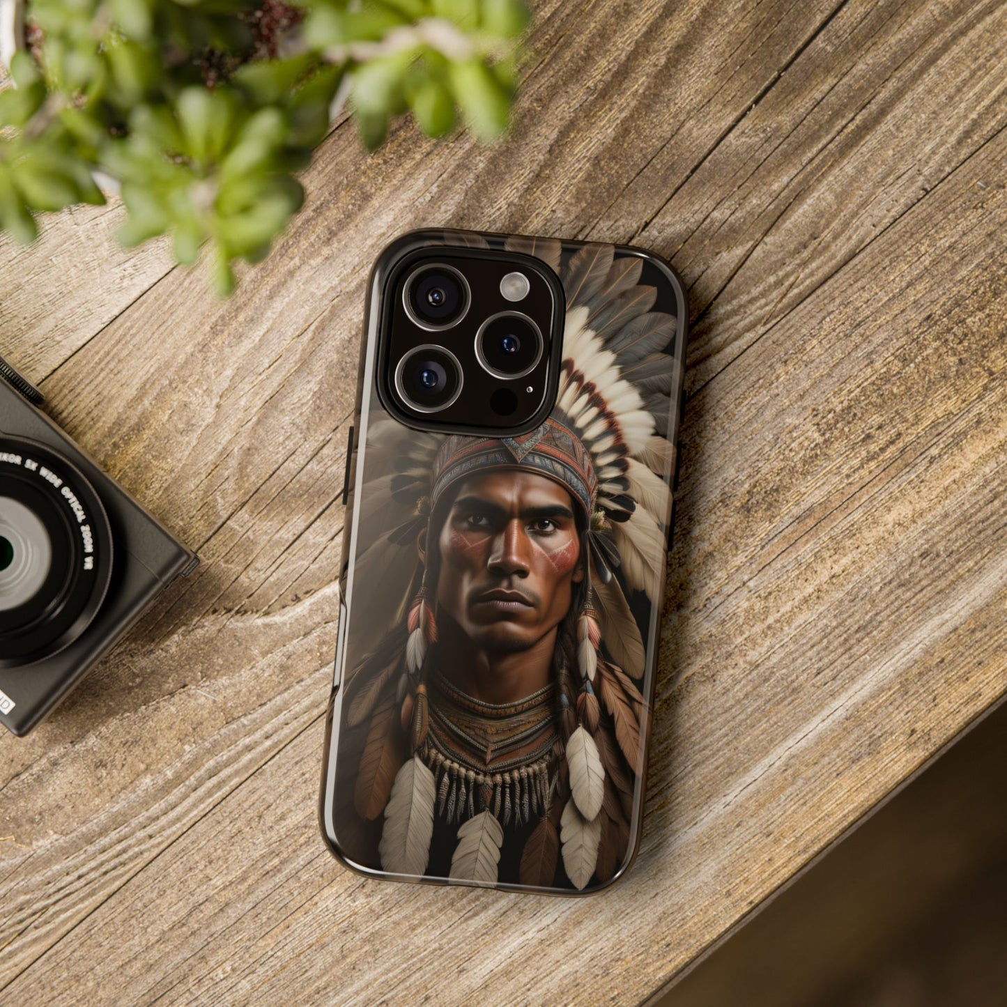 Native American Art Phone Case, Strong Culture Design, Unique Gift for Him or Her, Tough Cases, Customizable Protector, Tribal Style