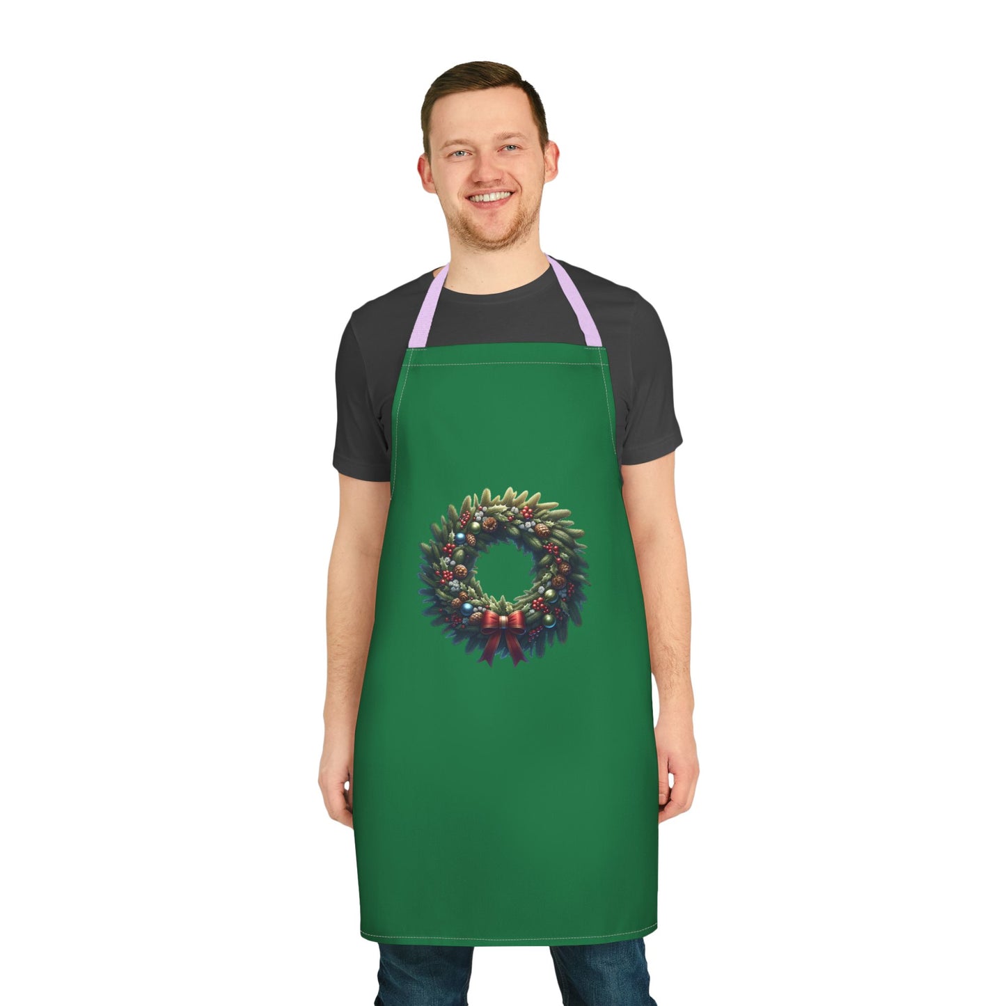 Apron, 5-Color Straps (AOP) Christmas