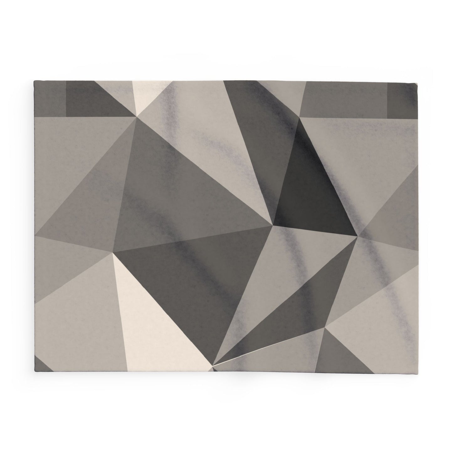 Modern Geometric Arctic Fleece Blanket, Cozy Throw Blanket, Home Decor, Gifts for Her, Minimalist Blanket, Warm Sofa Accessory