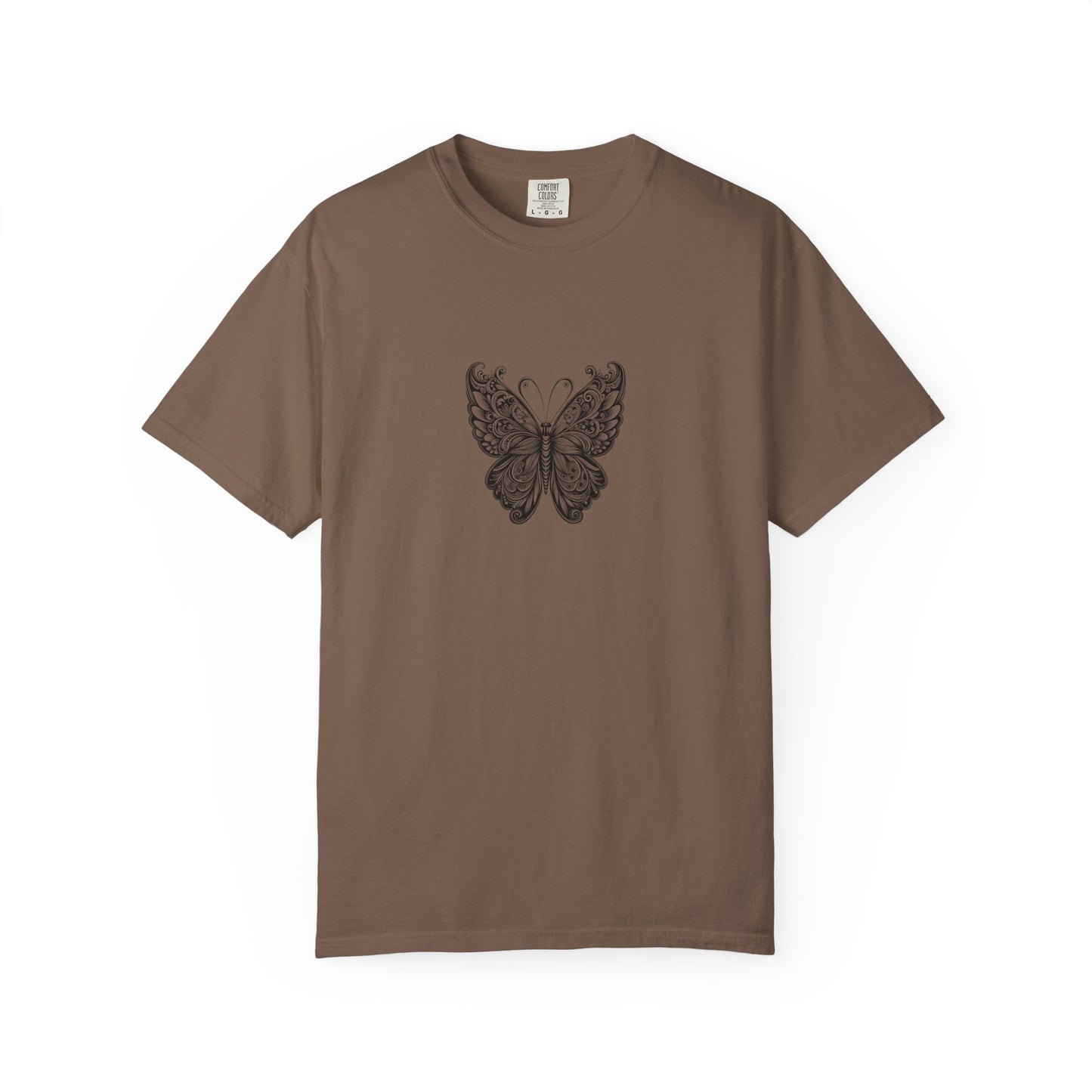 Bohemian Butterfly T-shirt, Unisex Clothing, Nature Inspired Tee, Gift for Her, Casual Wear, Summer Fashion