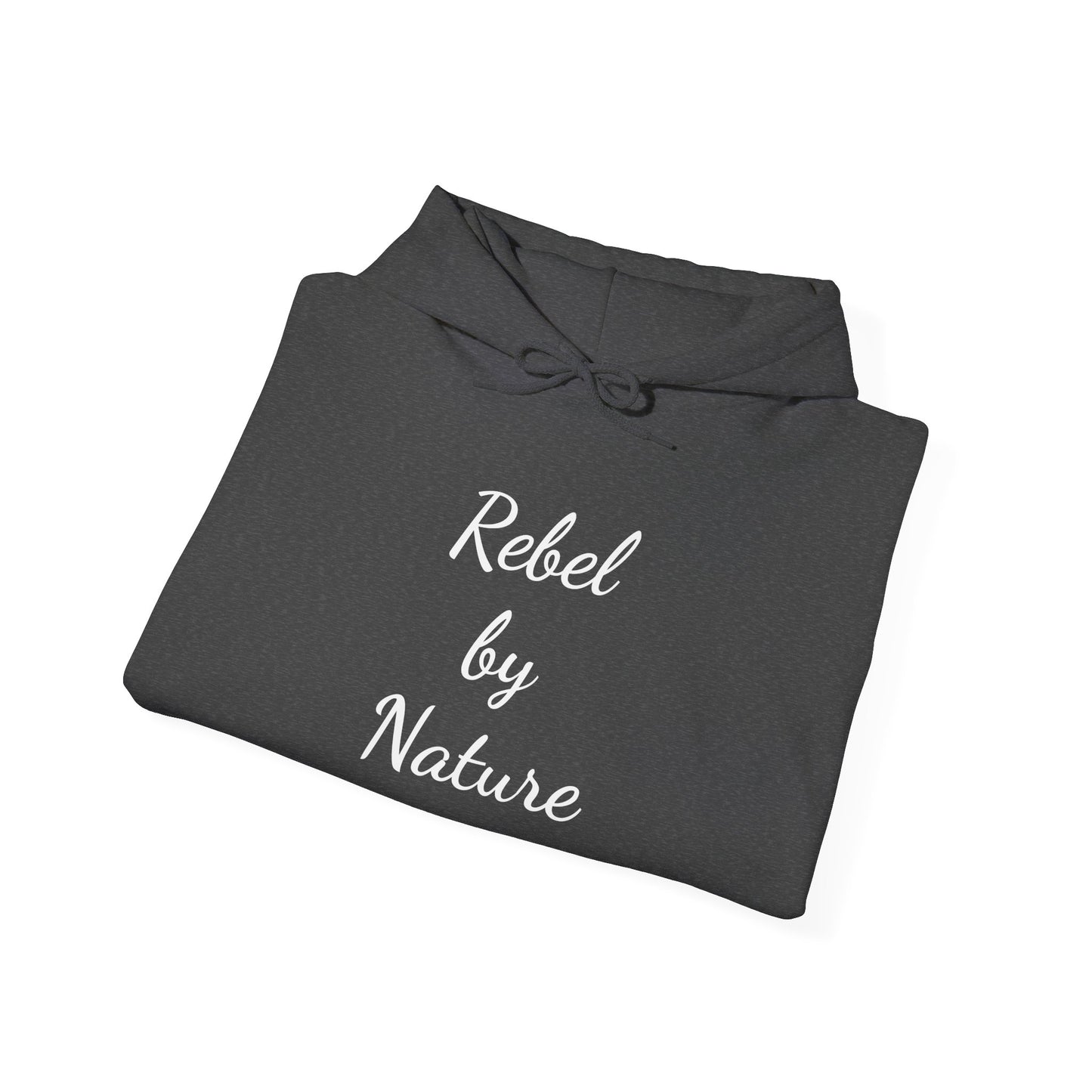 Rebel by Nature Hoodie - Unisex Heavy Blend Sweatshirt for Adventure Lovers