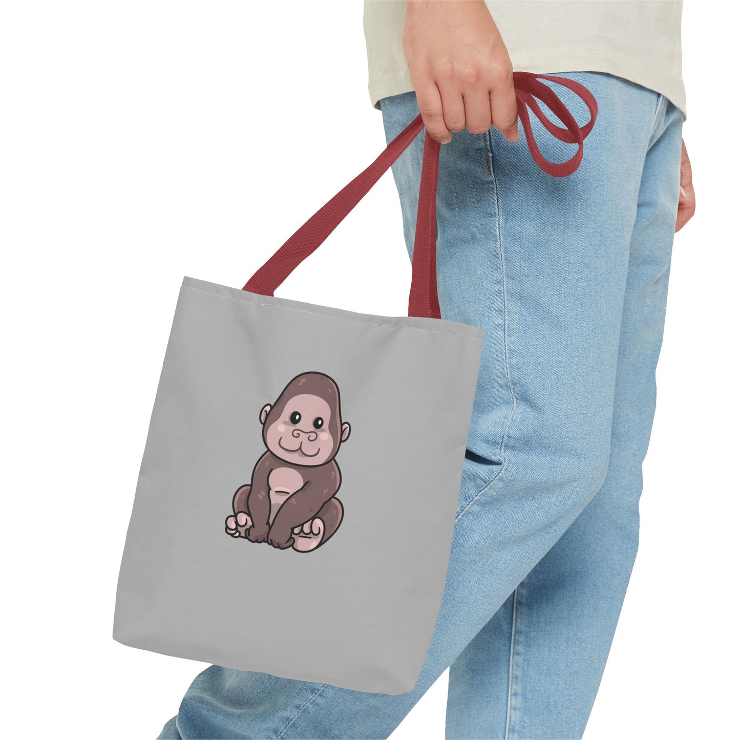 Cute Cartoon Gorilla Tote Bag