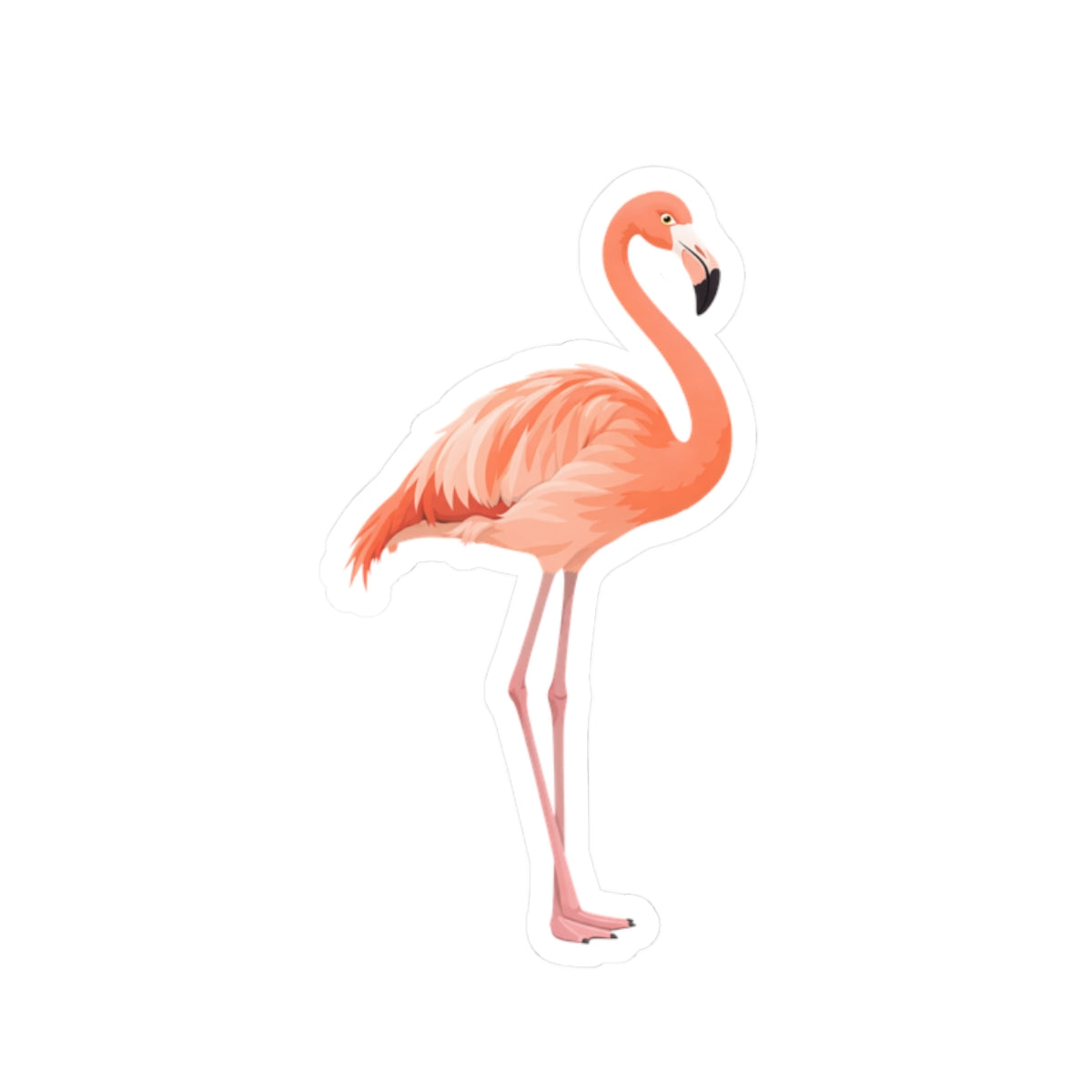Kiss-Cut Stickers - Flamingo