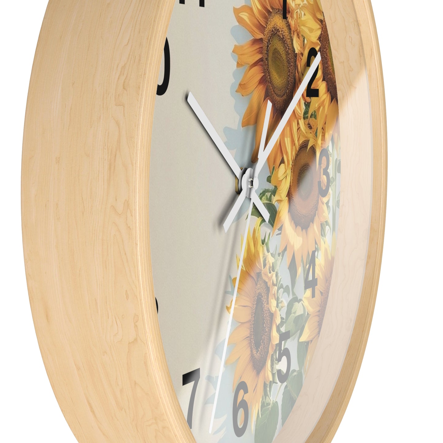 Sunflower Bouquet Wall Clock | Floral Home Decor, Kitchen Clock