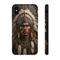 Native American Art Phone Case, Strong Culture Design, Unique Gift for Him or Her, Tough Cases, Customizable Protector, Tribal Style
