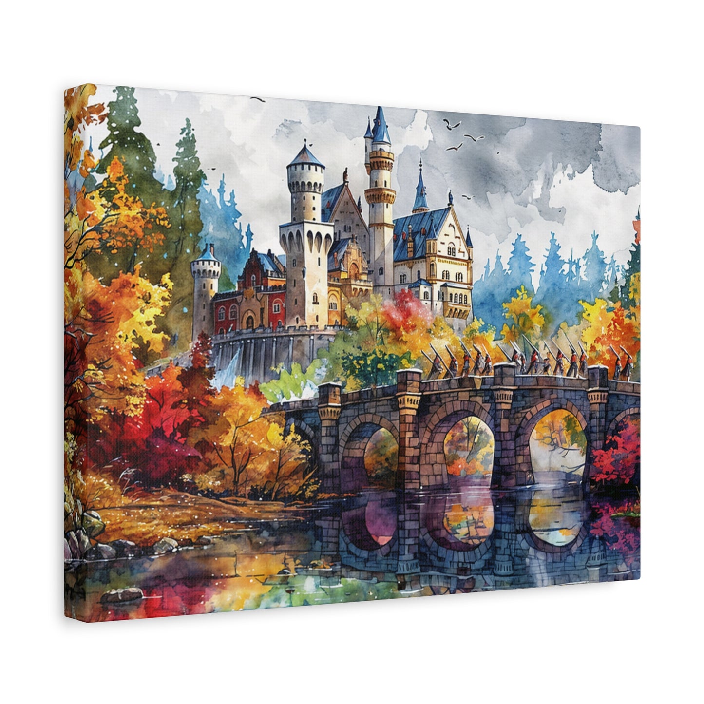 Matte Canvas, Stretched, 1.25" - Castle