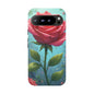 Floral Phone Case, Tough Cases with Elegant Rose Design, Stylish iPhone Cover, Rose Flower Gift for Nature Lovers, Unique Mobile Accessories