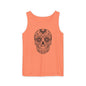 Skull Design Tank Top - Unisex, Cotton Muscle Tee for Festivals