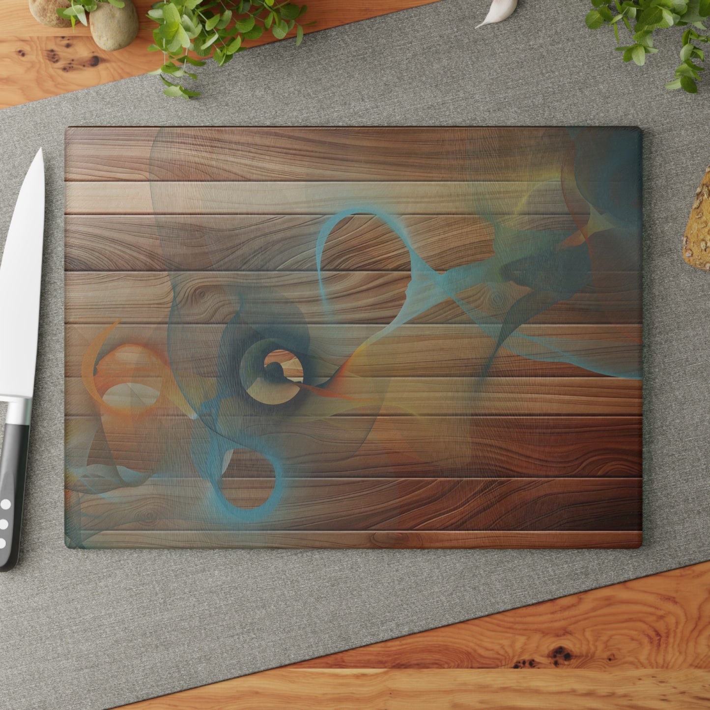 Artistic Glass Cutting Board, Unique Kitchen Decor, Modern Glass Chopping Board, Colorful Cooking Gift, Housewarming Present, Kitchen [...]