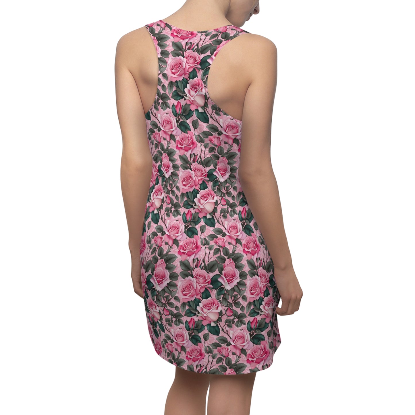 Floral Racerback Dress, Summer Dress, Casual Dress, Beach Dress, Vacation Outfit, Floral Print Dress
