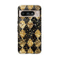Elegant Gold & Black Phone Case for Tough Protection