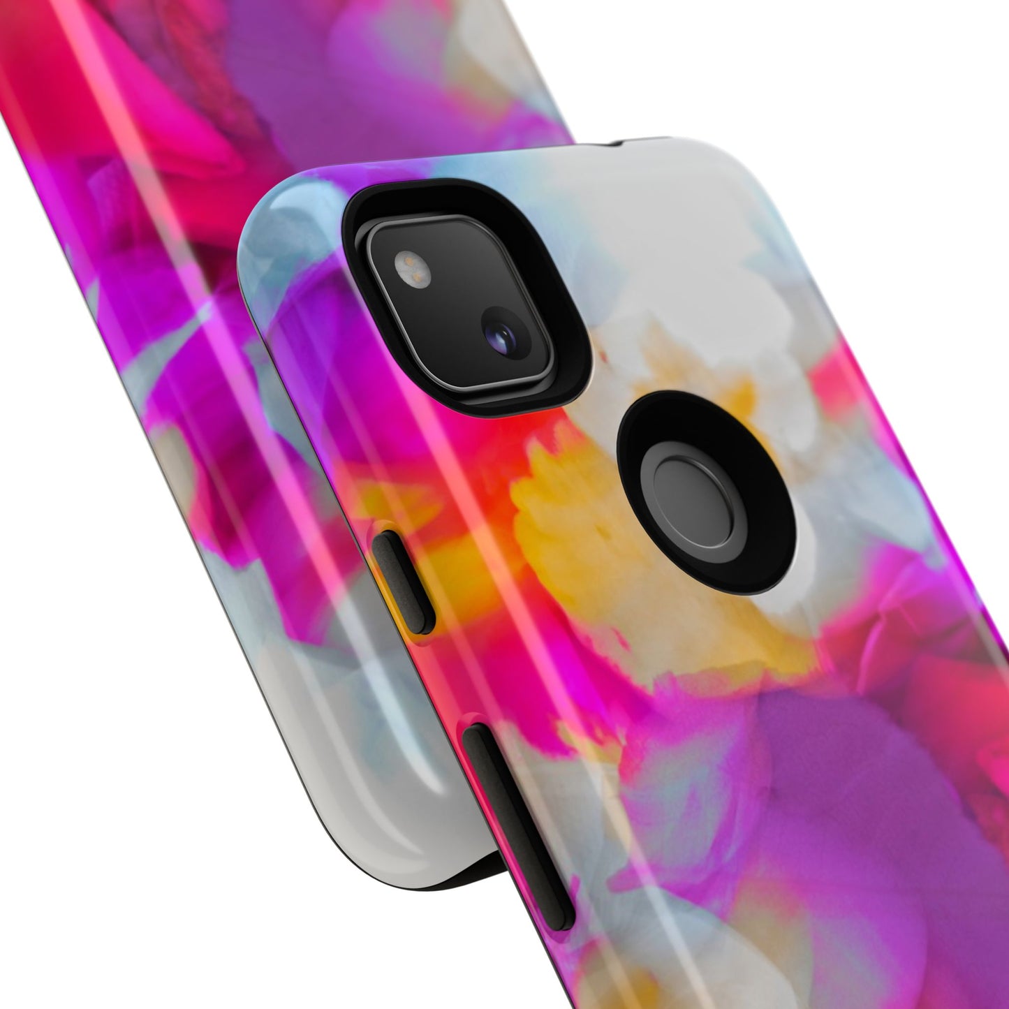 Floral Phone Case: Stylish Art for Your Device, Tough Cases, Gift for Her, Flower Print, Trendy Accessories, Phone Protection