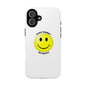 Happy Face Phone Case, Tough Cases, Don’t Worry, Be Happy, Cute Gift for Friends, Positive Vibes, Fun Mobile Accessories