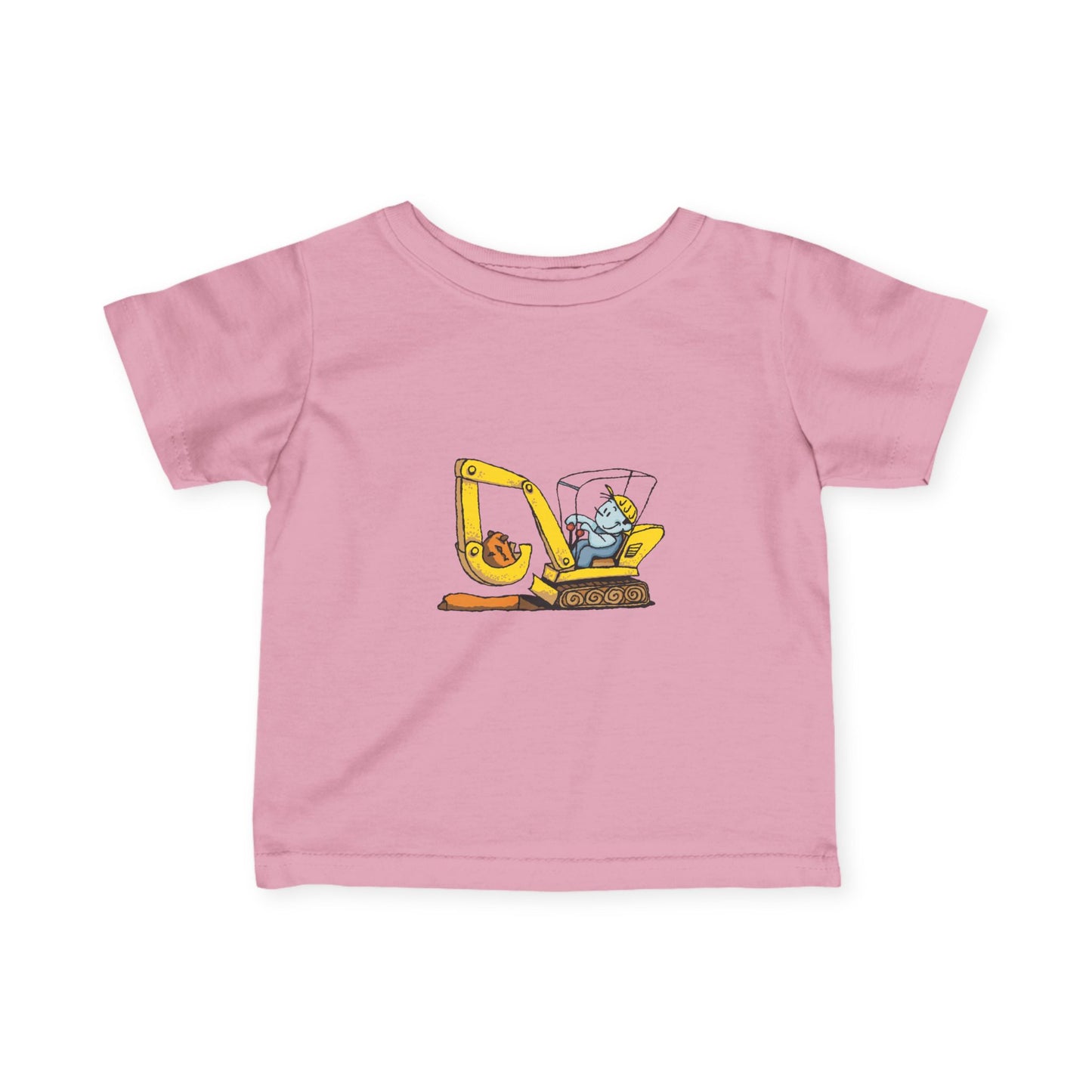 Cute Construction Theme Infant Tee, Baby T-Shirt, Toddler Clothing, Birthday Gift, Playful Outfit, Unique Baby Wear