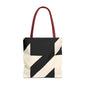 Chic Abstract Tote Bag, Stylish Travel Bag, Reusable Shopping Bag, Modern Design Bag, Fashionable Canvas Tote