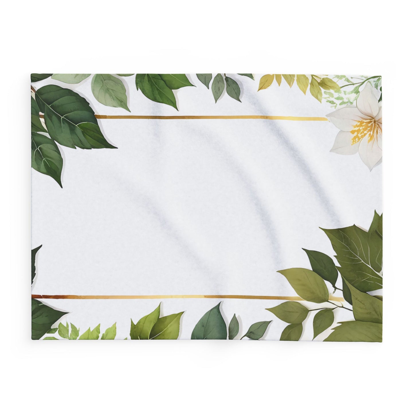 Floral Arctic Fleece Blanket, Cozy Throw, Home Decor, Gift for Her, Botanical Blanket, Seasons Gift, Relaxing Atmosphere