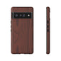 Wood Grain Phone Case, Stylish Tough Cases, Nature-Inspired Protective Cover, Unique Gifts for Him and Her, Eco-Friendly Tech Accessory