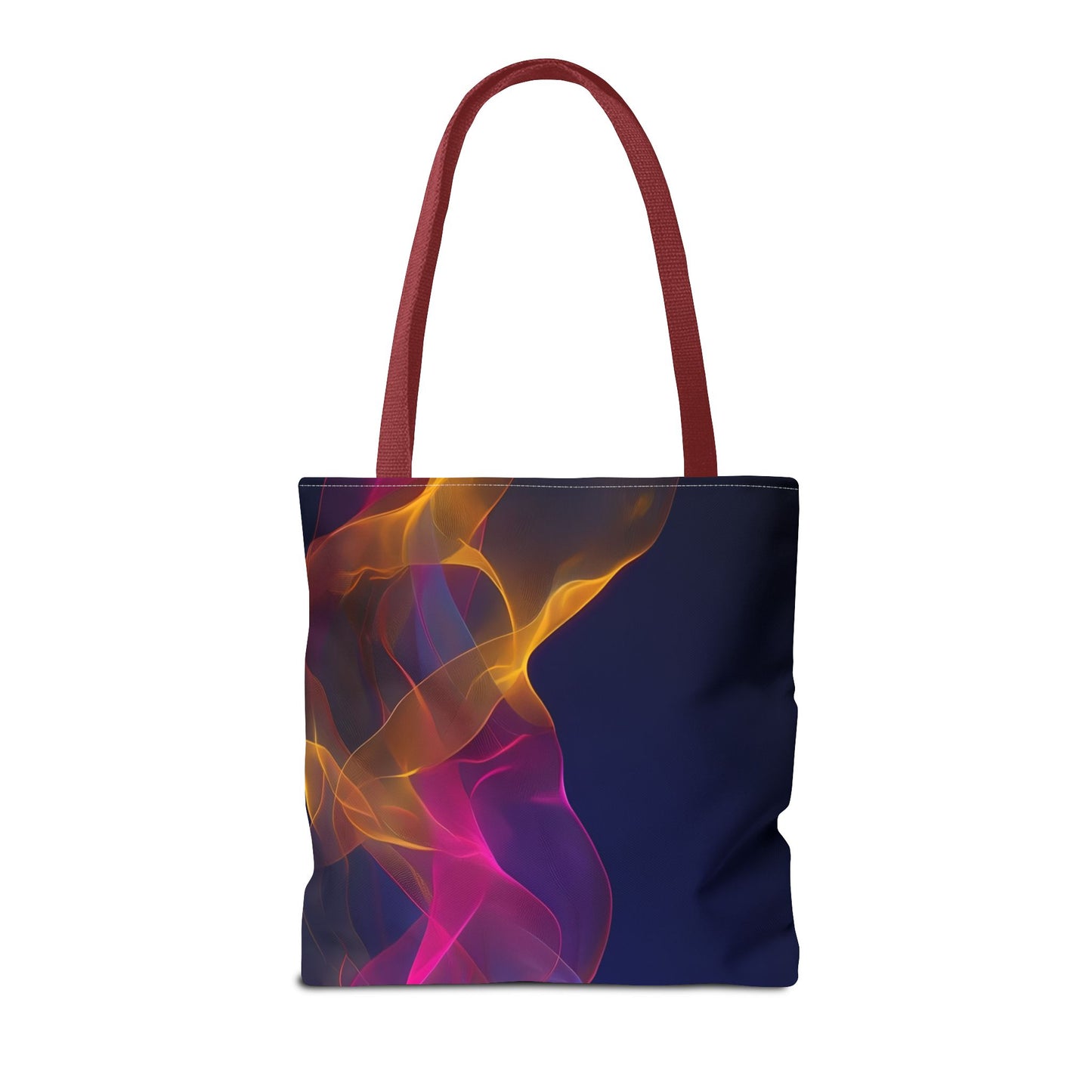 Colorful Abstract Tote Bag, Stylish Shopping Bag, Reusable Groceries Bag