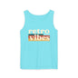 Retro Vibes Tank Top - Unisex Summer Apparel, Casual Wear, Beach Attire, Vintage Style, Gift for Friends