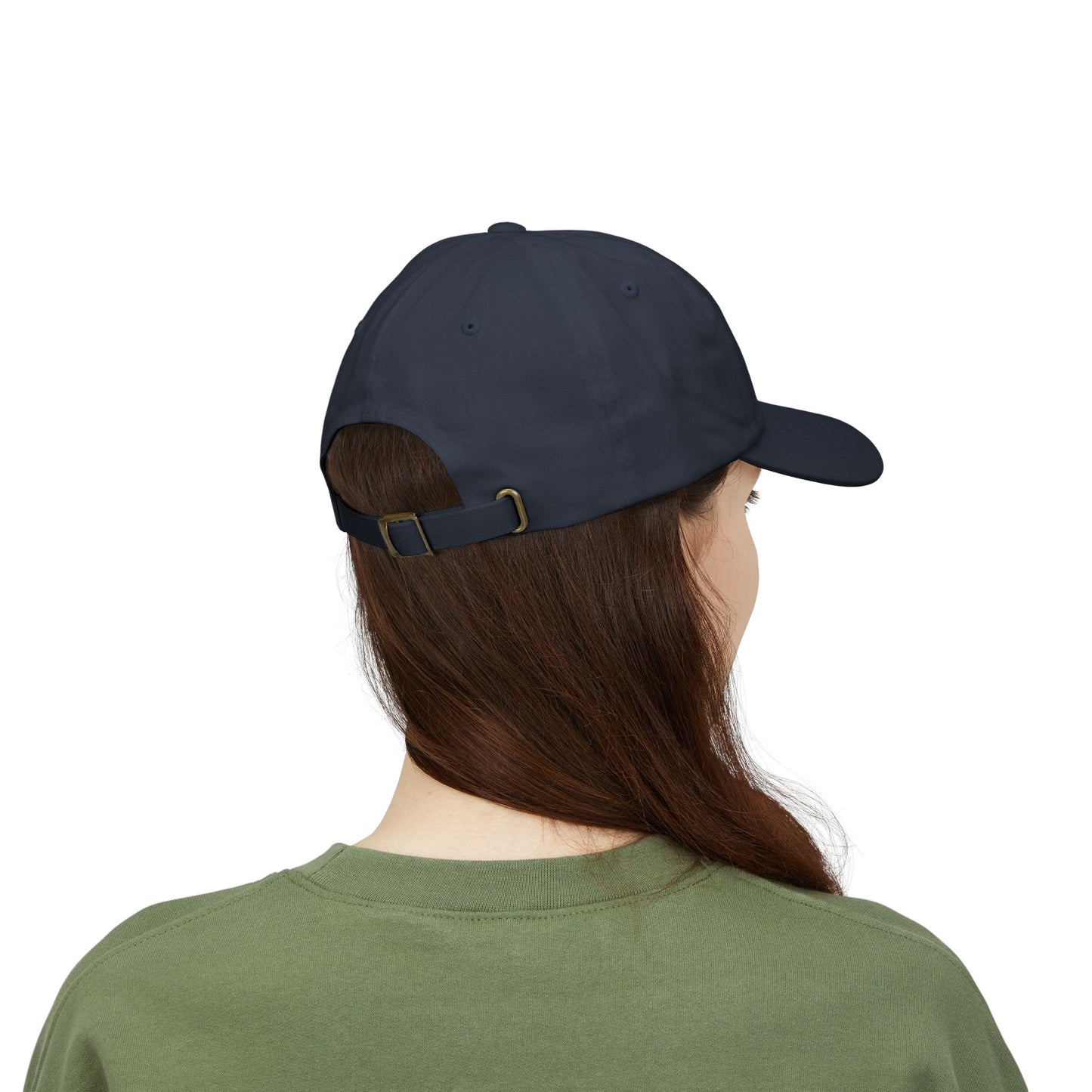 White Embroidered Classic Dad Cap - Casual Vintage Style, Perfect Gift for Father's Day, Summer Outings, Everyday Wear, Trendy Accessory