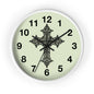 Elegant Cross Wall Clock | Faith-Inspired Home Decor, Unique Gift for Christians, Living Room Accent, Religious Wall Art