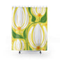 Bright Floral Shower Curtain, Boho Bathroom Decor, Vibrant Home Accessories, Spring-Inspired Shower Panel, Cheerful Gift Idea