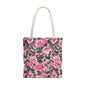 Pretty Pink Floral Tote Bag, Stylish Reusable Bag, Shopping Tote, Gift for Her, Eco-Friendly, Mother's Day Gift