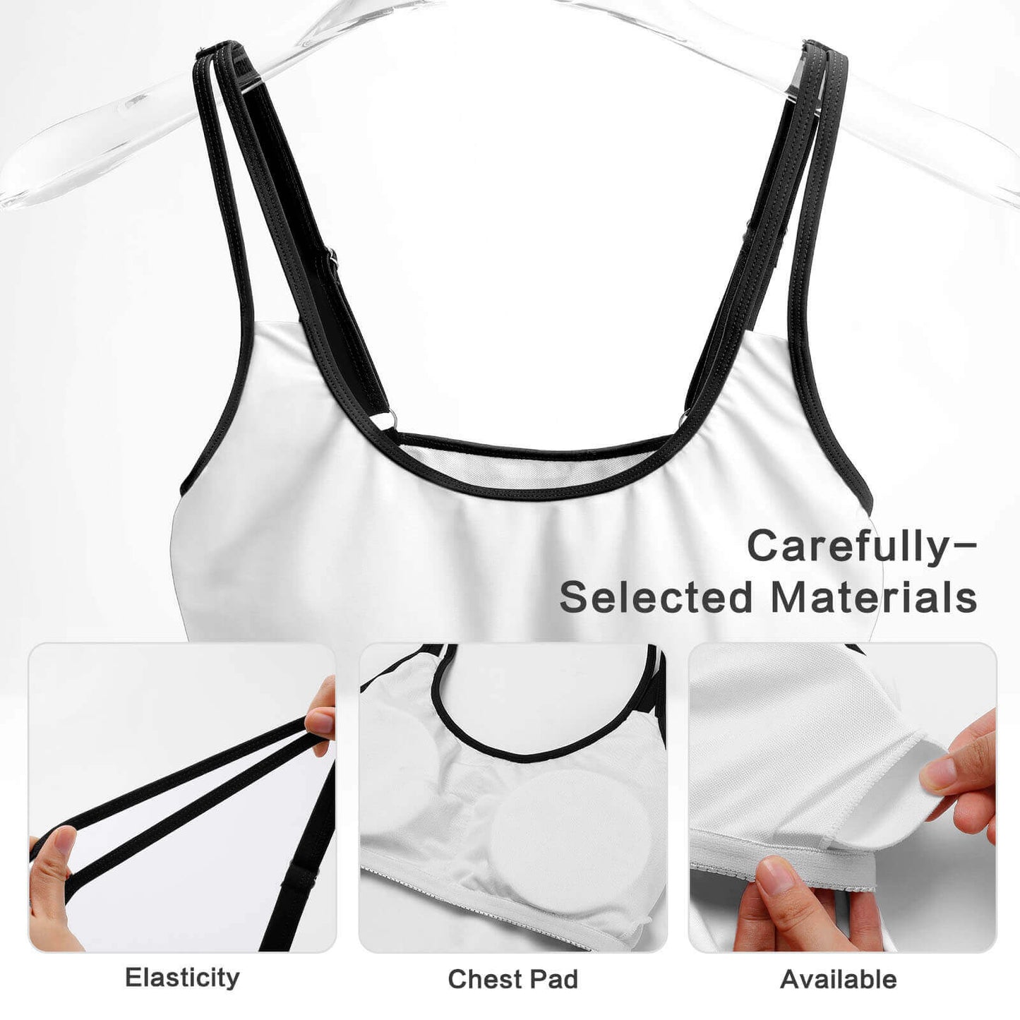 Plus Size Women Tankini 2-Piece Swimsuit