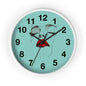 Modern Art Wall Clock - Abstract Lips Design, Home Decor, Gift for Her, Unique Wall Decor, Feminine Artwork, Stylish Timepiece